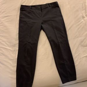 Loft Dark Gray Marisa Ankle Pants Size 14